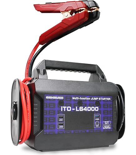 Amazon.co.jp: 88HOUSE ジャンプスターター 12V 24V 60回連続使用可